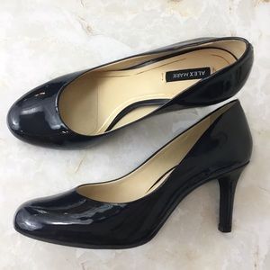 ALEX MARIE Patent Leather Career Heels
